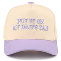 C.C Junior PUT IT ON MY DAD'S TAB Two Tone Snapback Cap