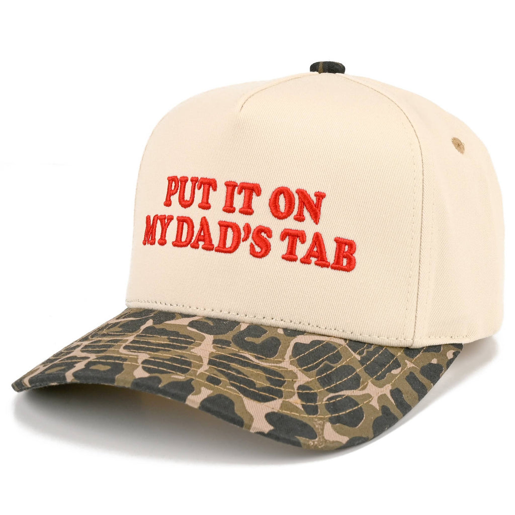 C.C Junior PUT IT ON MY DAD'S TAB Two Tone Snapback Cap