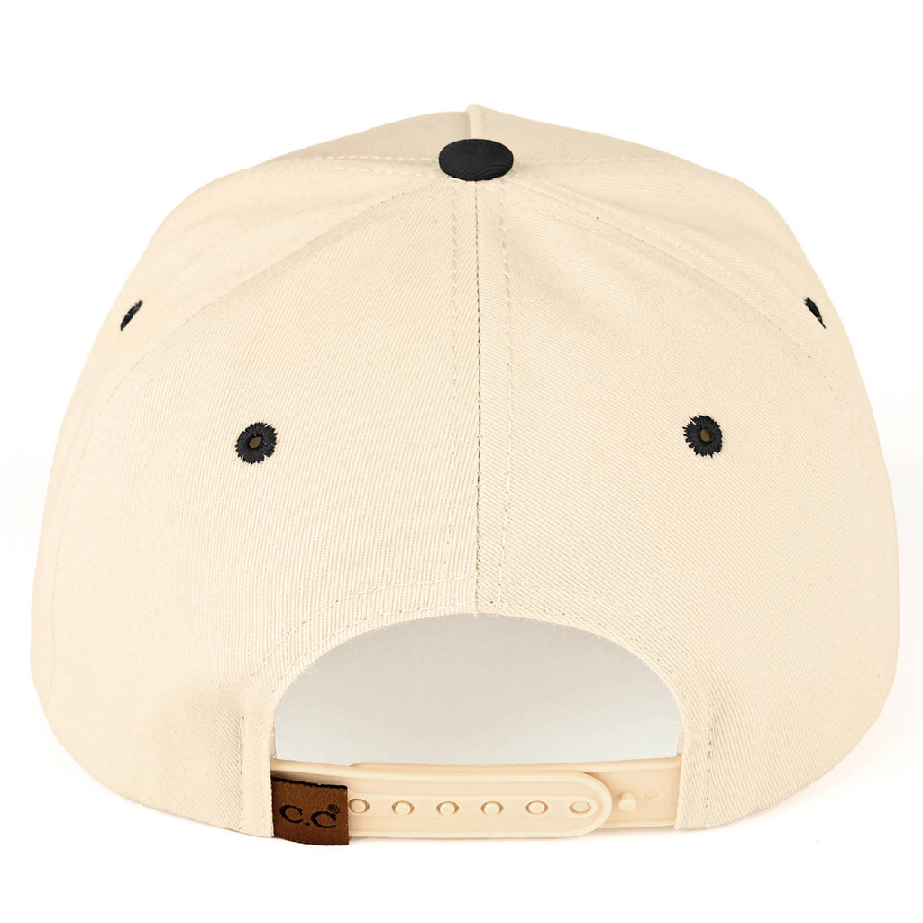C.C MOMMIN Letter Two Tone Trucker Cap