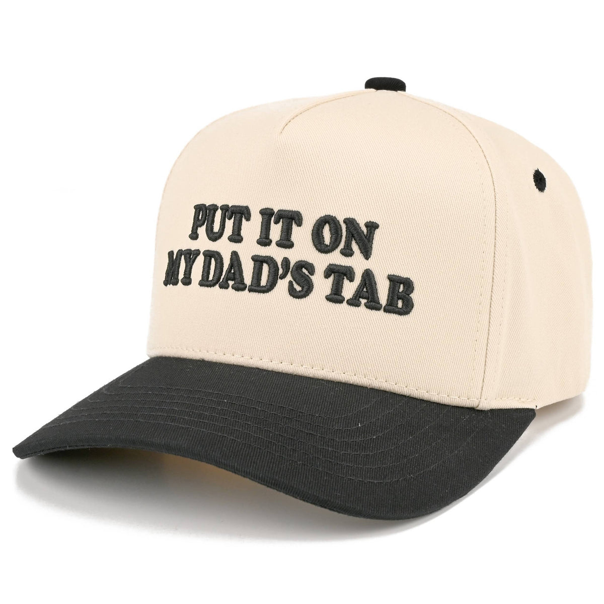 C.C Junior PUT IT ON MY DAD'S TAB Two Tone Snapback Cap