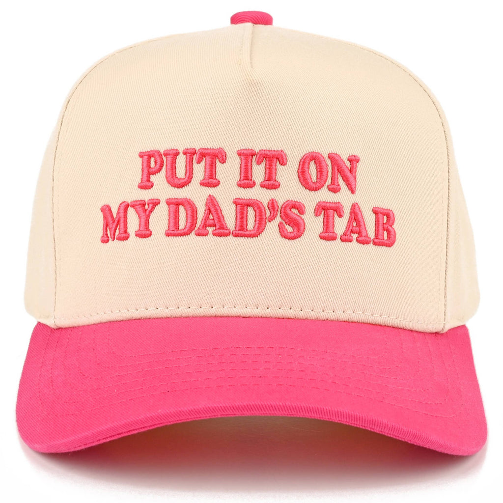 C.C Junior PUT IT ON MY DAD'S TAB Two Tone Snapback Cap