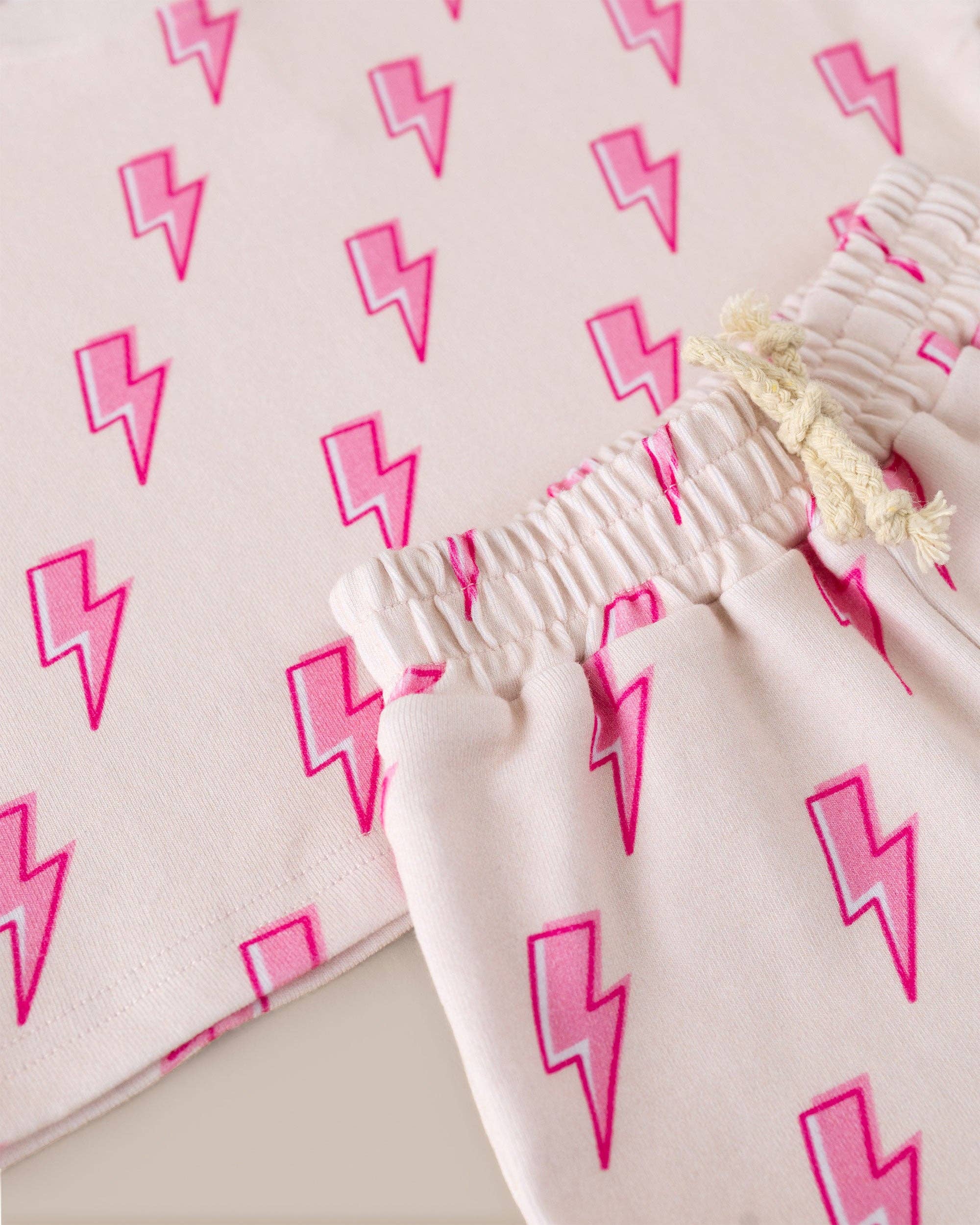 Shorts Set | Pink Bolts