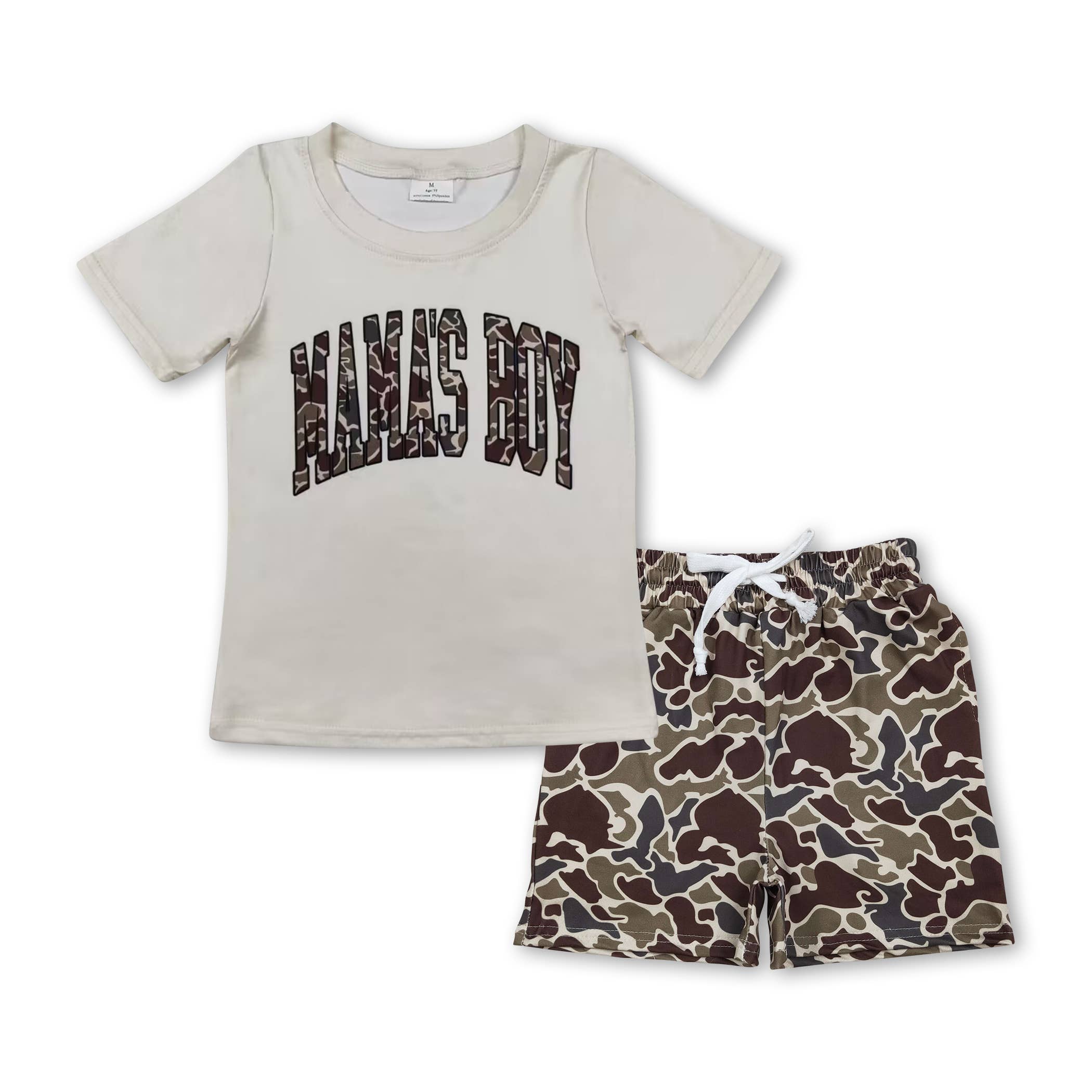 Mama's boy clothing set