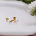 Bow Flat Back Studs