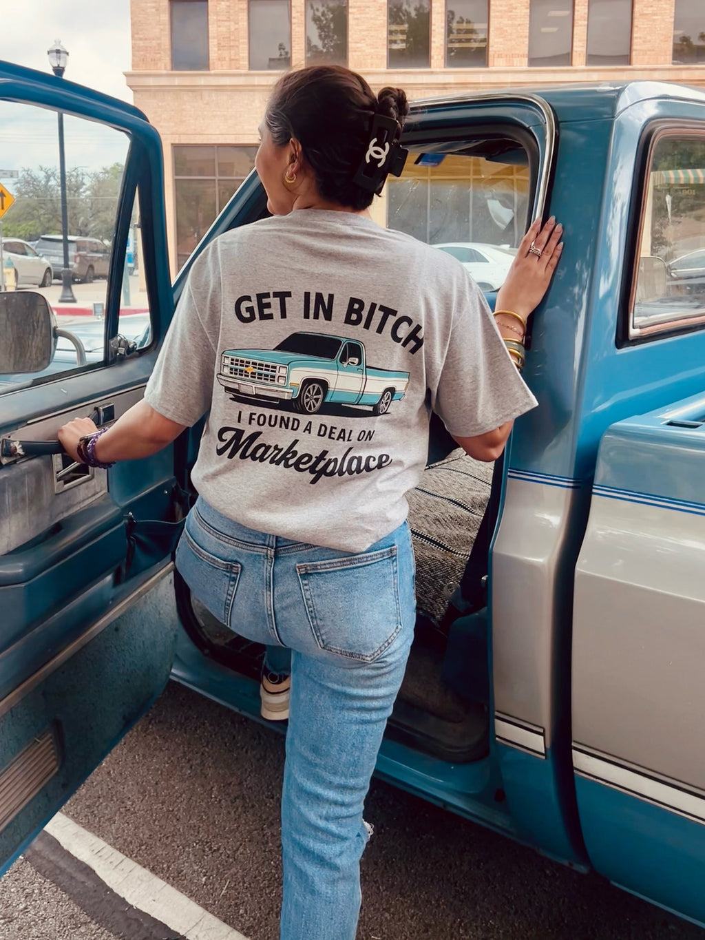 Get In B*tch, I found a deal on Marketplace - Blue Chevy