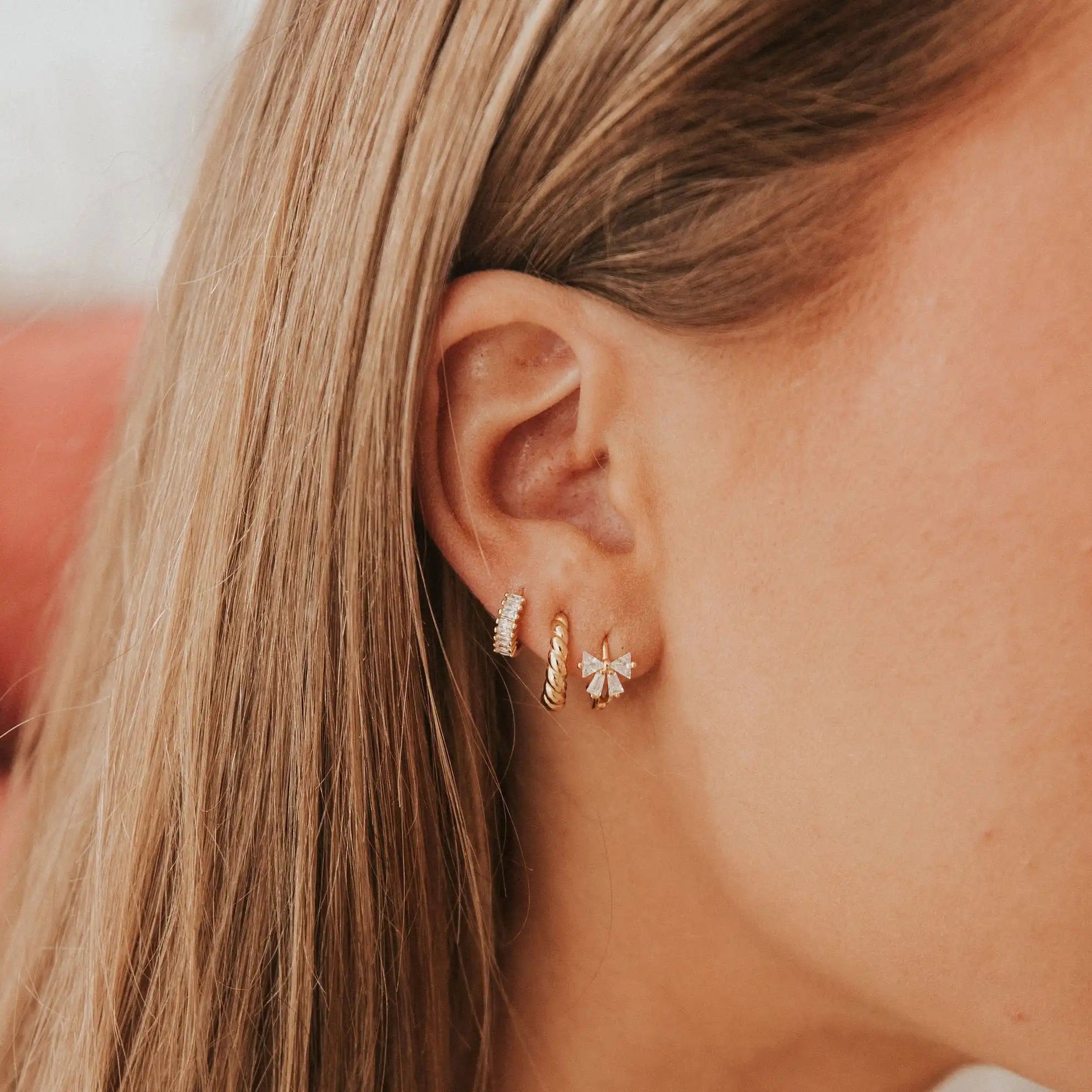 Ivy Diamond Hoops