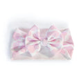Pink Cow Spots Baby Headwrap Bow