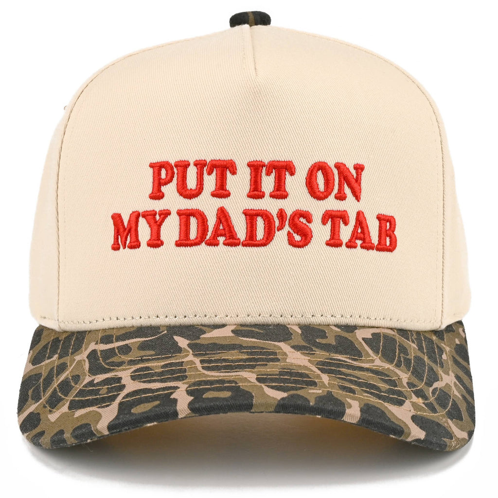 C.C Junior PUT IT ON MY DAD'S TAB Two Tone Snapback Cap