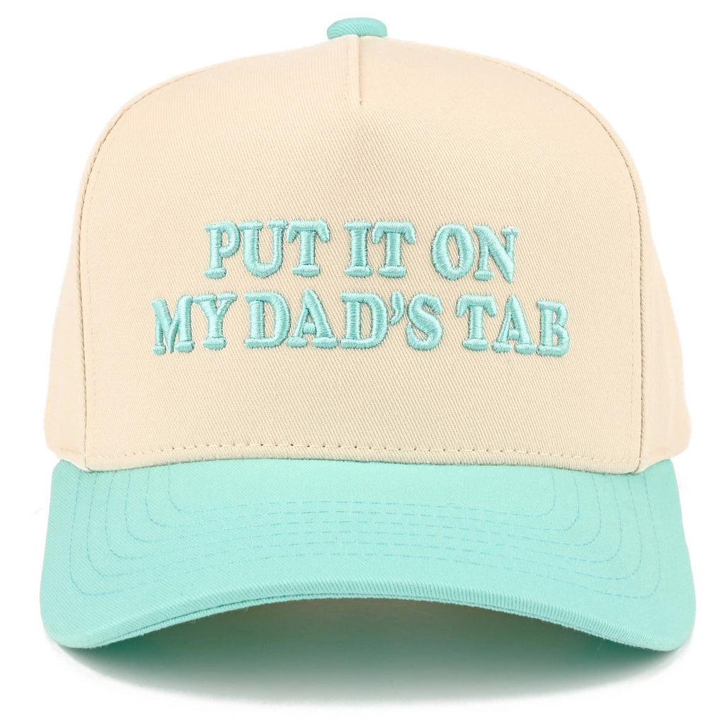 C.C Junior PUT IT ON MY DAD'S TAB Two Tone Snapback Cap