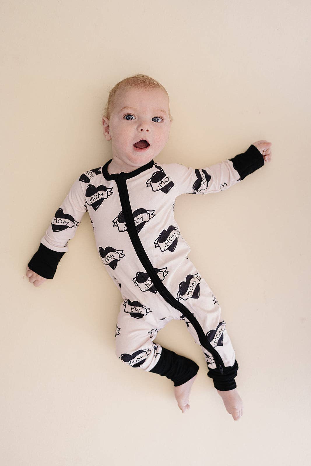 Bamboo Zip Romper | Mom Tattoo