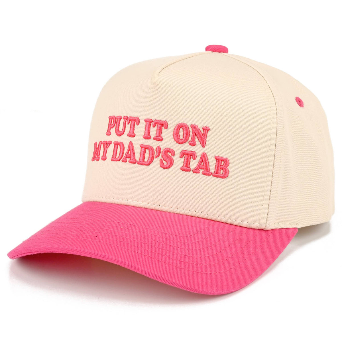 C.C Junior PUT IT ON MY DAD'S TAB Two Tone Snapback Cap