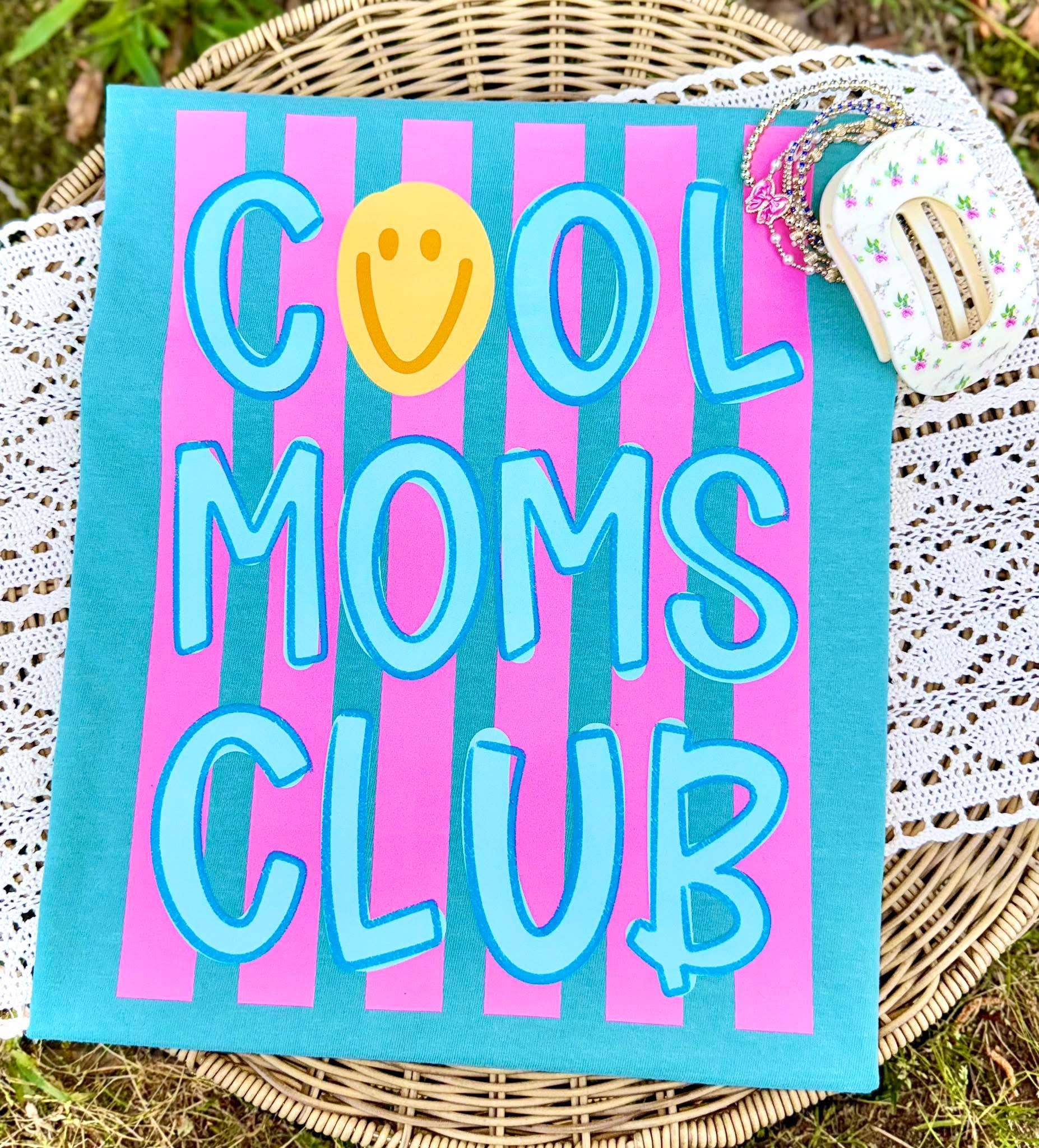 Cool Moms Club Tee (Seafoam)