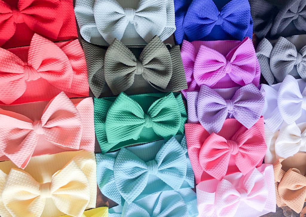 Vintage Floral Headwrap Bow