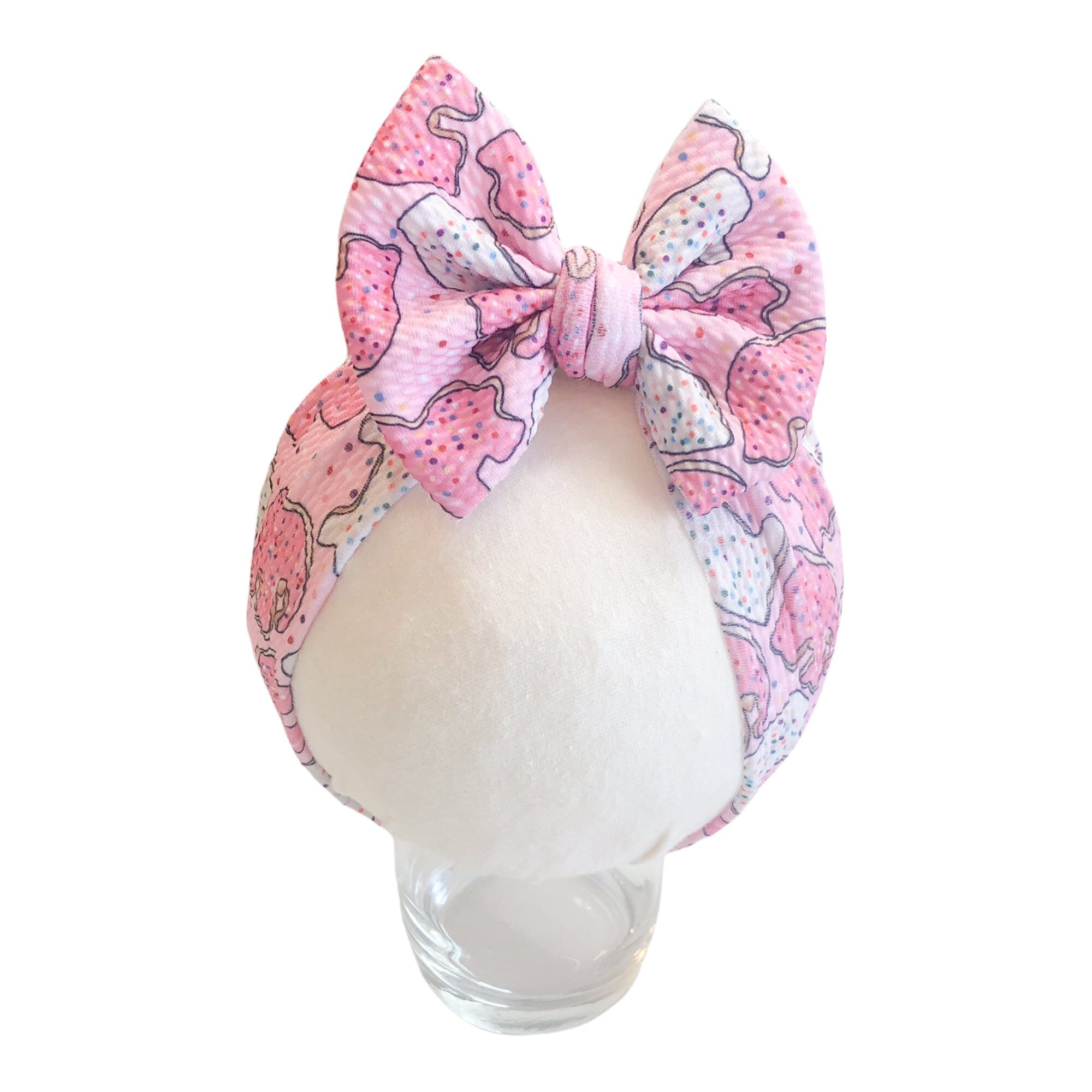 Frosted Animal Crackers Headwrap Bow