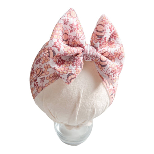 Bees Baby Headwrap Bow